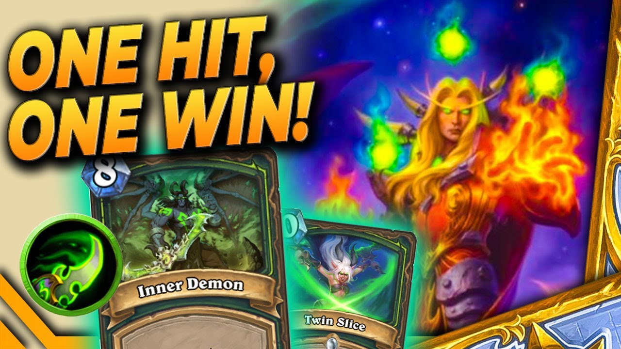 One hit, one WIN! 😱 - OTK Kael Demon Hunter - Hearthstone Deck (Ashes of Outlands)