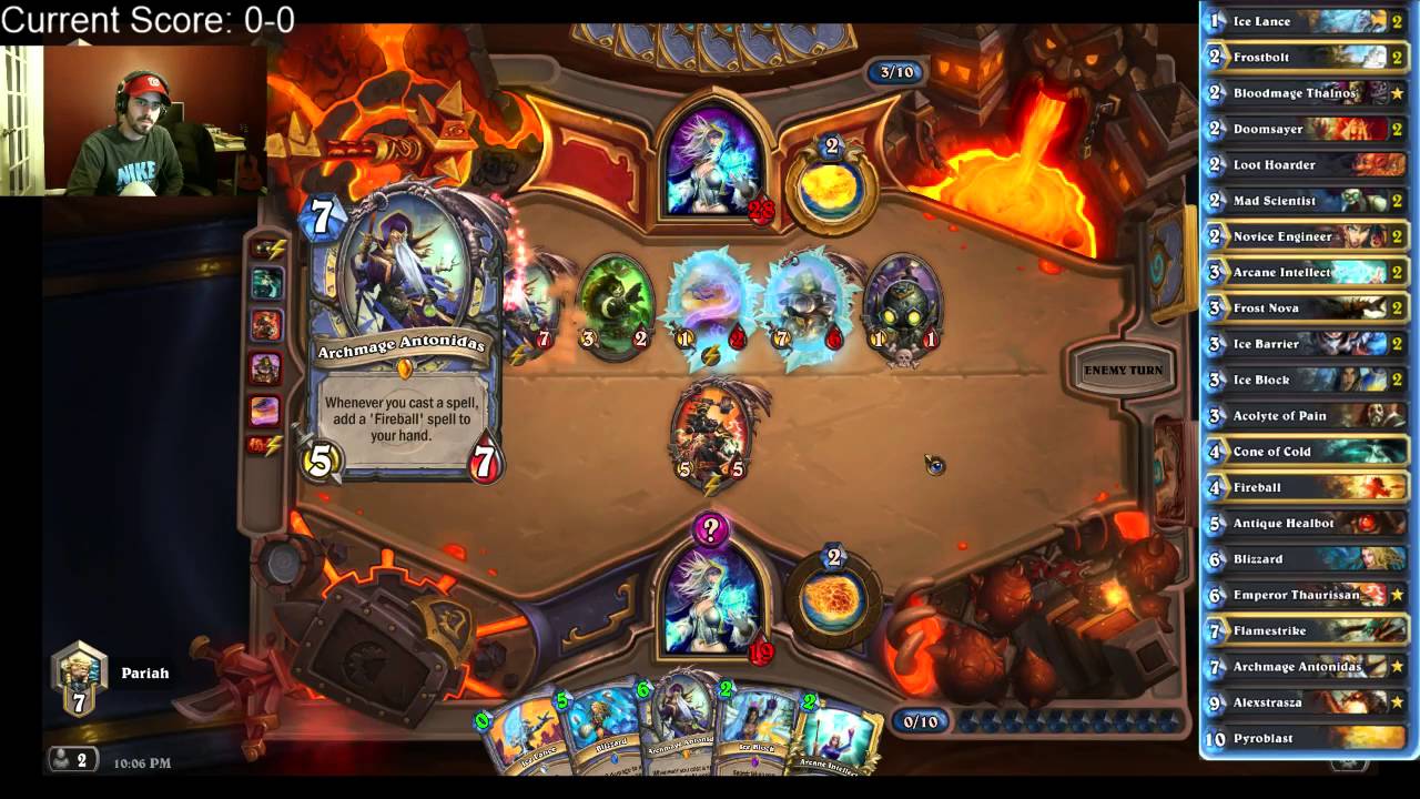 PariahHS plays Freeze Mage vs. Tempo Mage (1-20-16)