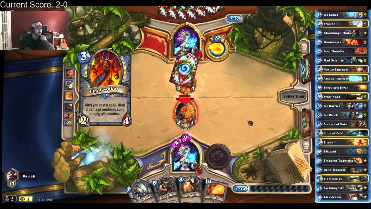 PariahHS plays Freeze Mage vs. Tempo Mage (12-31-15)