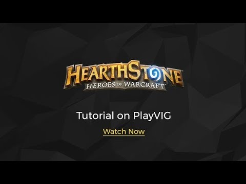 PlayVIG 2.0 Hearthstone Tutorial
