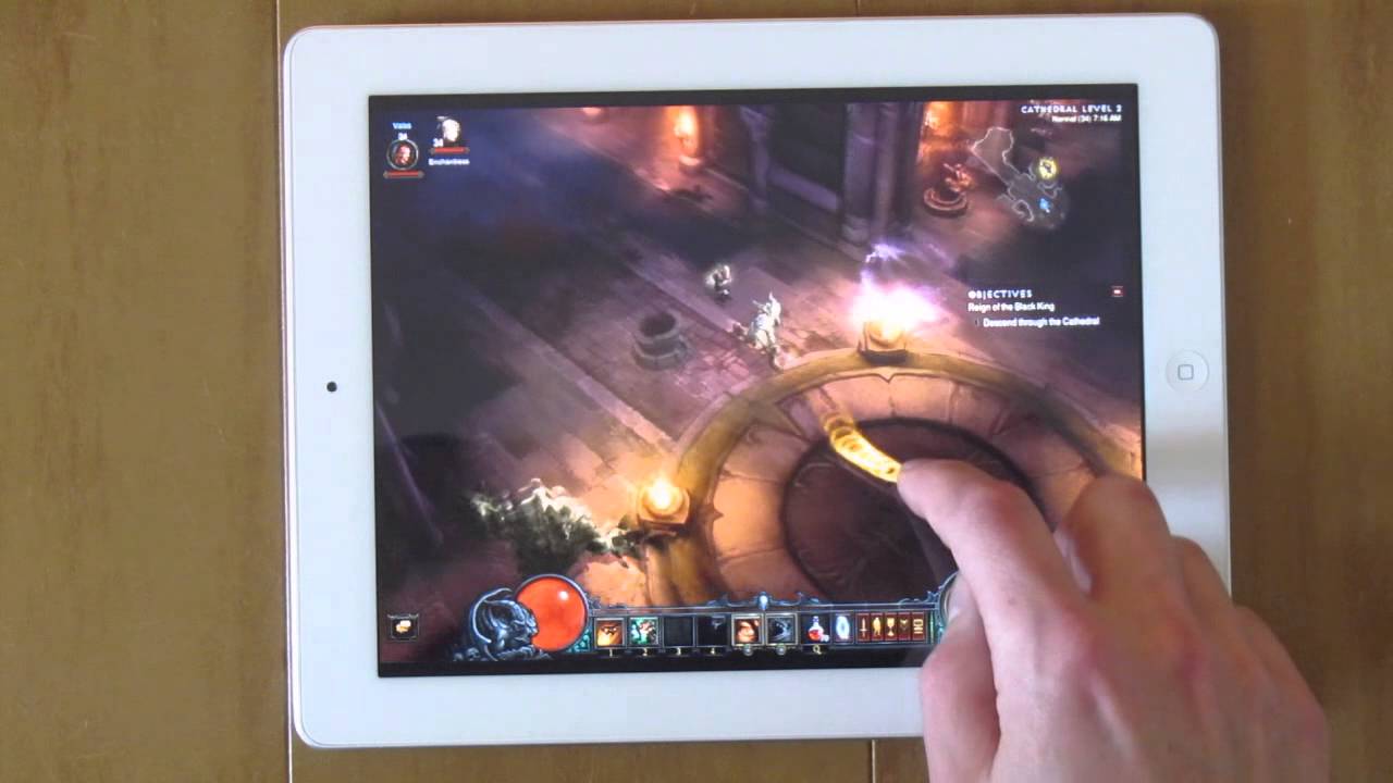 Playing Diablo III on iPad