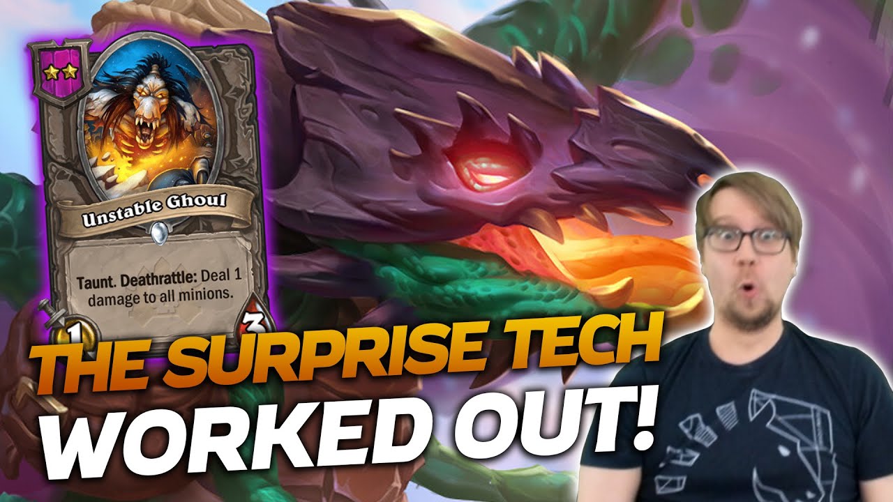THE SURPRISE TECH CLINCHED THE GAME! | Hearthstone Battlegrounds | Savjz