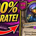 This CARD Will Give You 100% WINRATE! | Hearthstone Battlegrounds | HS Auto Battler