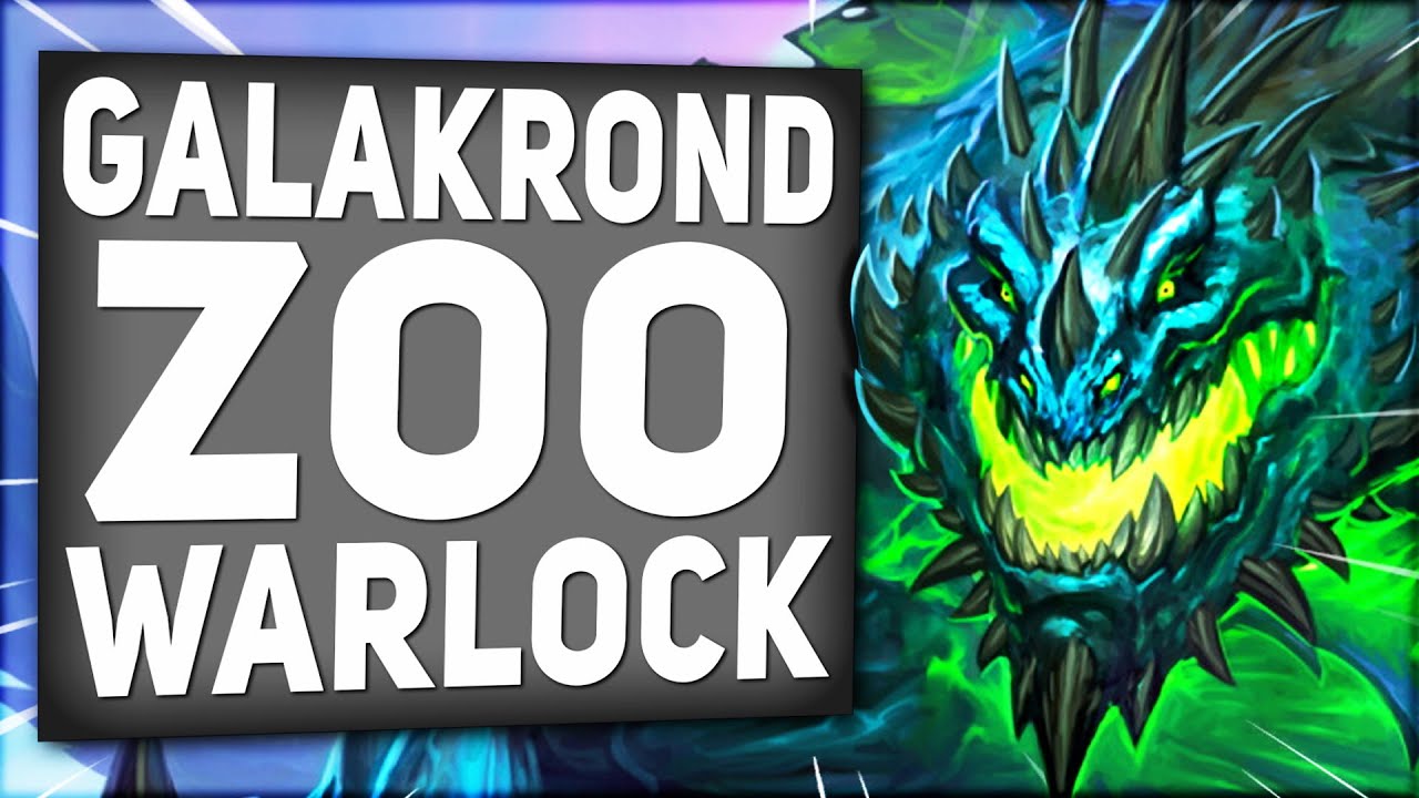 This GALAKROND ZOO Warlock is DESTROYING The Ladder! | Descent of Dragons | Hearthstone