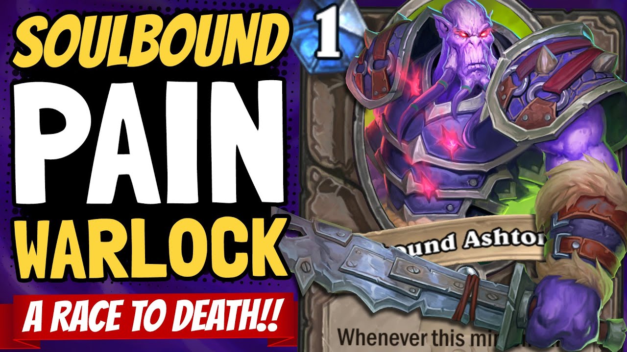 CAN YOU STAY ALIVE?? A Race to the Death with Pain Warlock! | Ashes of Outland | Hearthstone