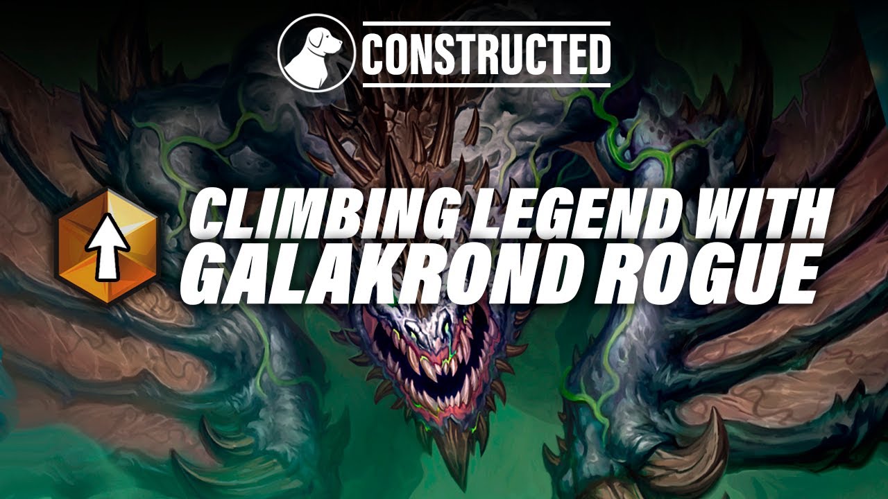 Climbing Legend with Galakrond Rogue | Dogdog Hearthstone