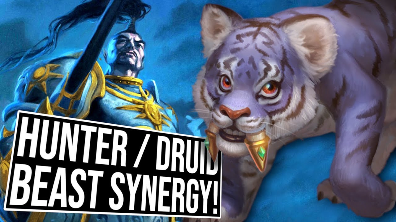 Crazy Hunter & Druid Beast Synergy Deck! | Arena | Saviors of Uldum | Hearthstone