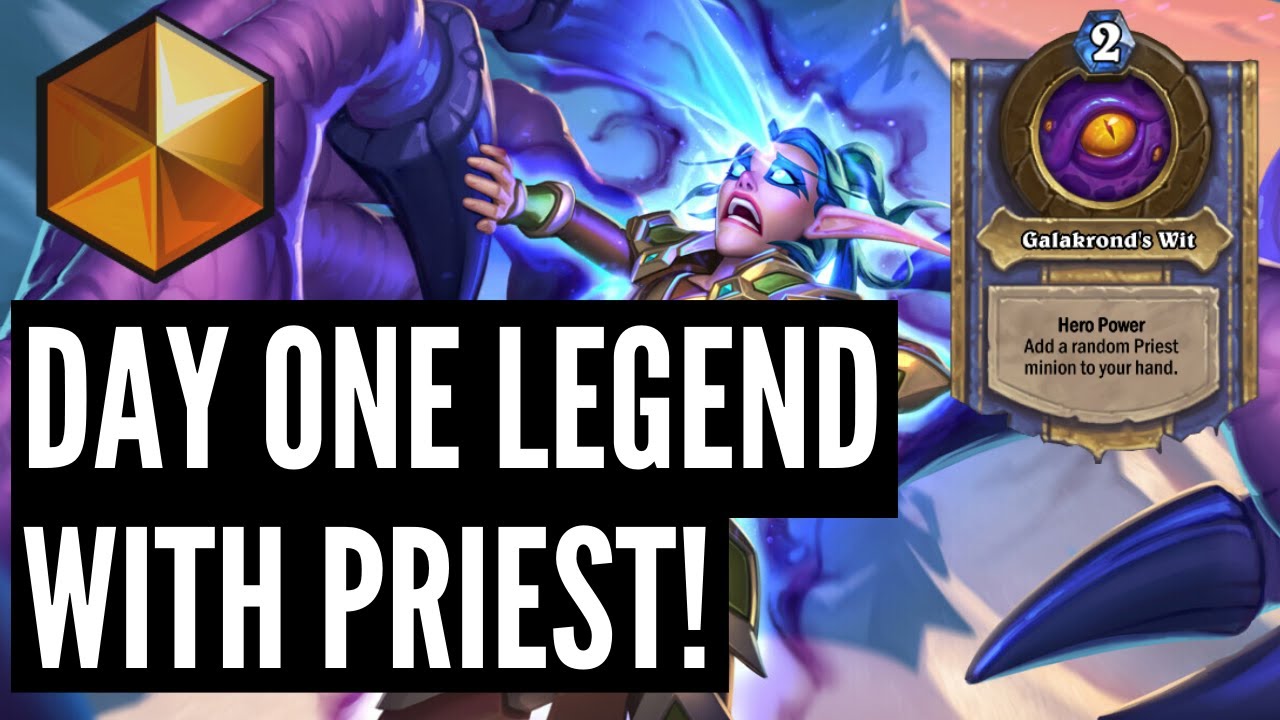 Day ONE Legend with Galakrond Priest | Ashes of Outland | Hearthstone