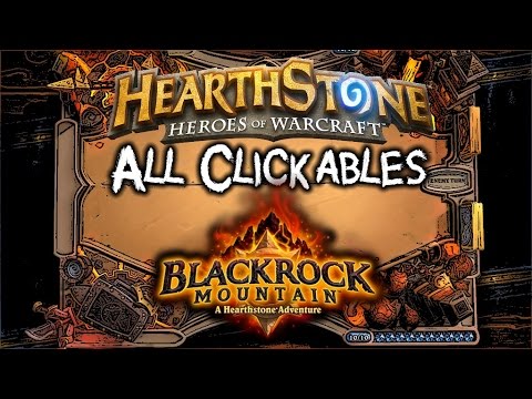 Hearthstone All Clickables - Episode 7: Blackrock Mountain Board