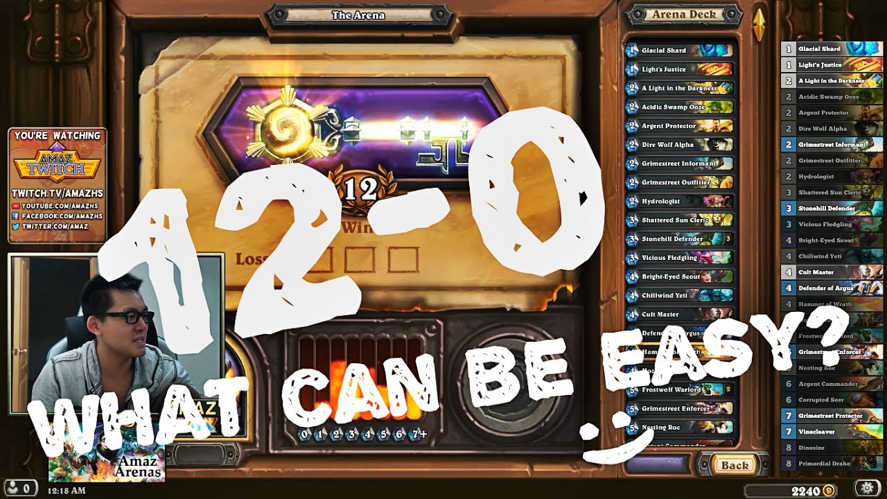 Hearthstone Arena - This is the best Paladin deck I ever drafted!