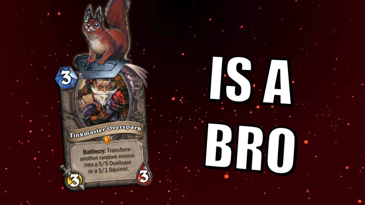 Hearthstone - Tinkmaster Overspark is a Bro