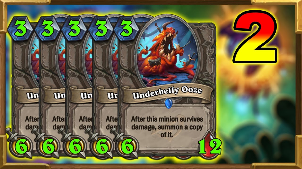 Immortal Underbelly Ooze! This Card Has No Chill! Best Druid Deck If You Want Fun In Hearthstone