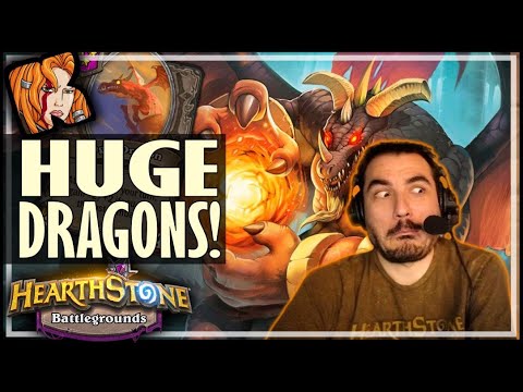 NOW THOSE ARE SOME HUGE DRAGONS! - Hearthstone Battlegrounds