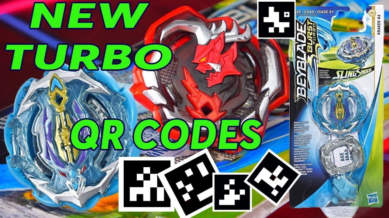 Новые коды TURBO Kraken K4 Ogre O4 QR коды Бейблэйд - PlayBlizzard.com.
