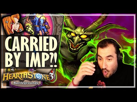 THIS IMP WAS JUST RIGHT! - Hearthstone Battlegrounds