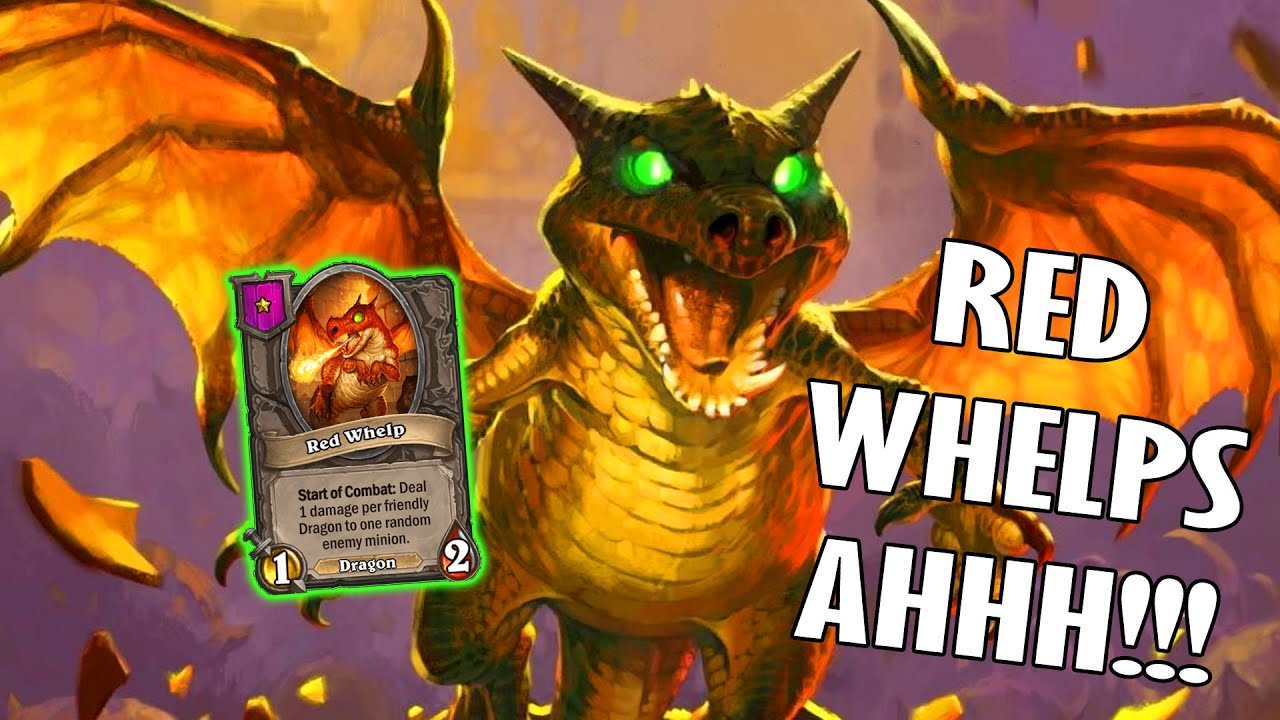 TOO MANY RED WHELPS!!! - Hearthstone Battlegrounds
