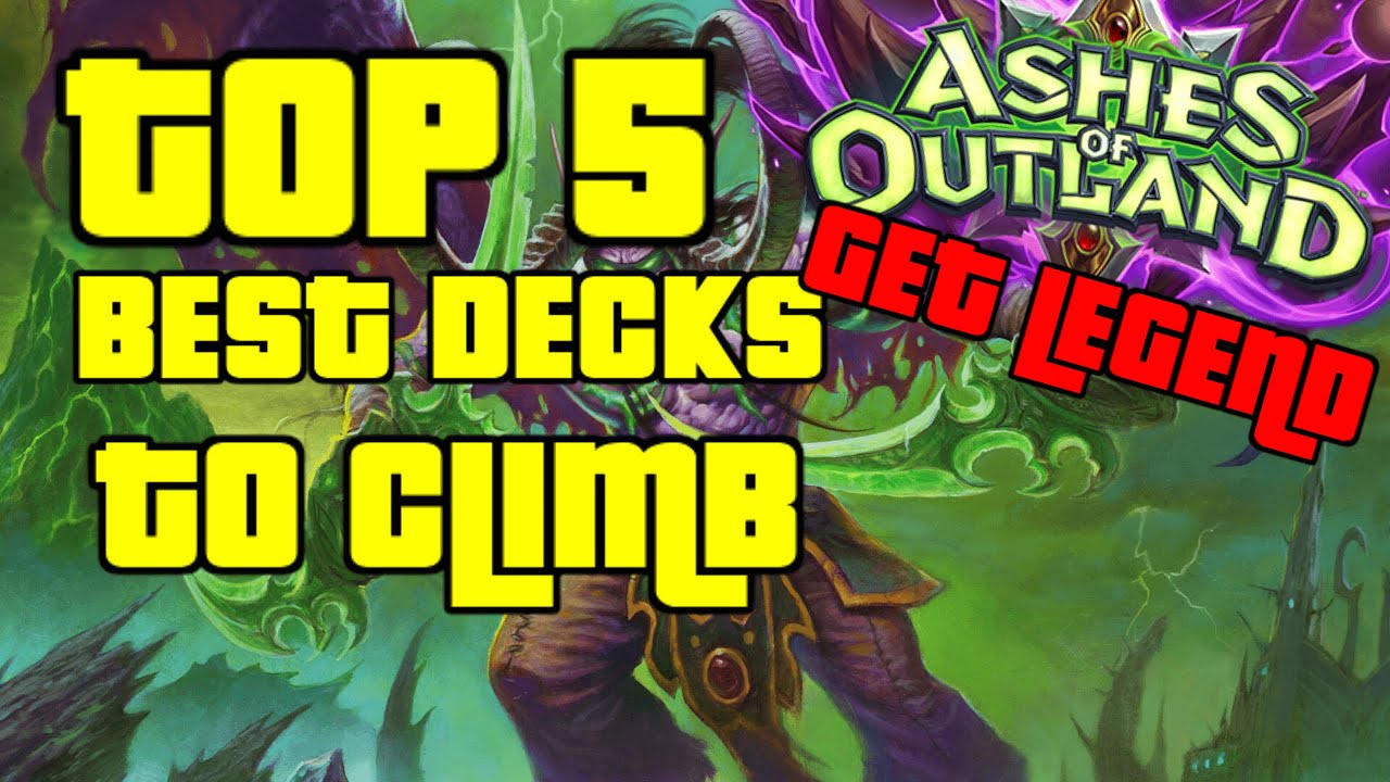 TOP 5 DECKS TO CLIMB TO LEGEND MAY 2020 | GUIDES FOR THE BEST DECKS | HEARTHSTONE