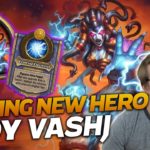 Testing the New Hero: Lady Vashj! | Hearthstone Battlegrounds | Savjz